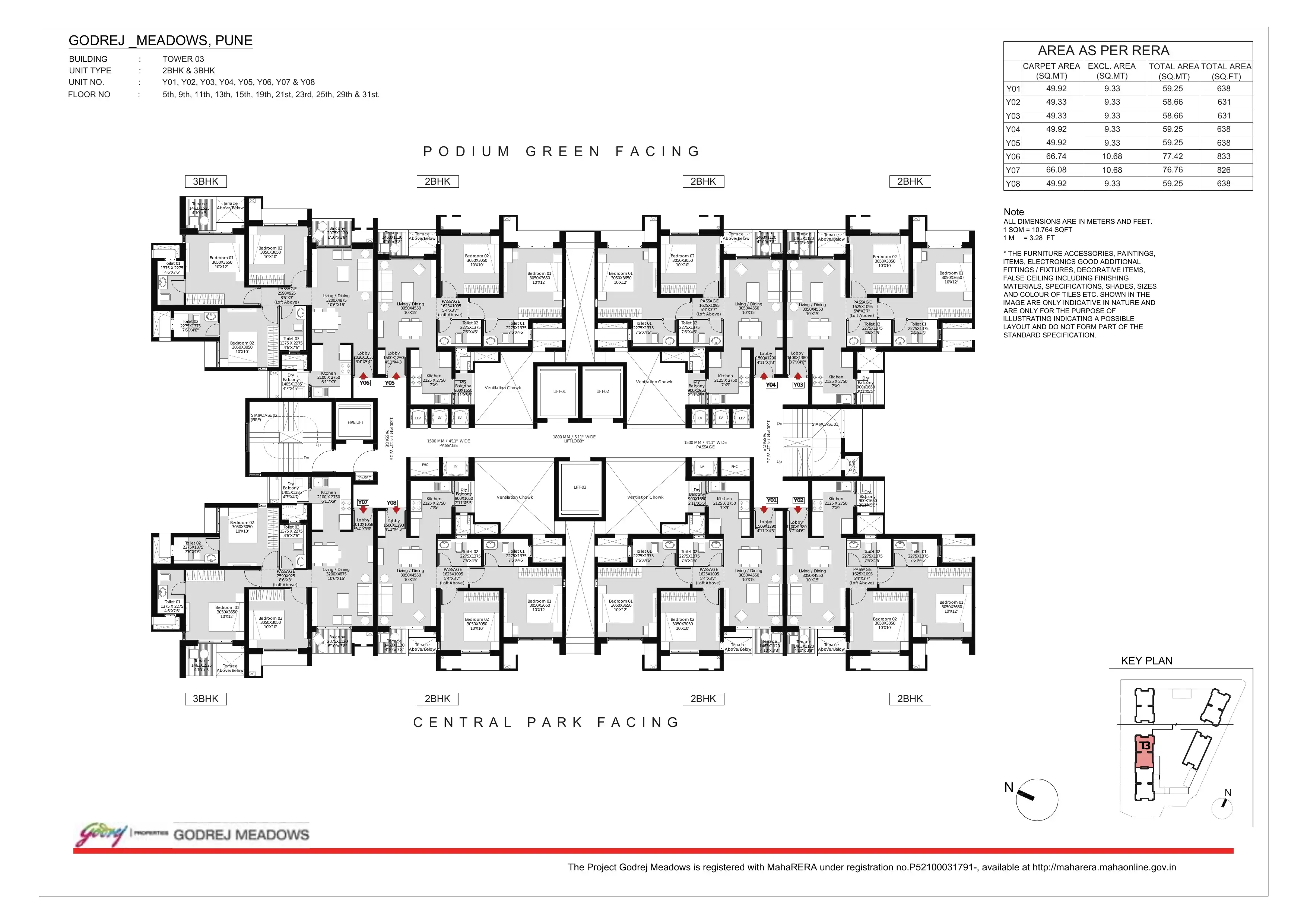 Godrej Meadows Floor plan 1